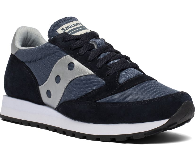 Saucony Jazz 81 Women's Originals Navy / Silver | Canada 029EBCX